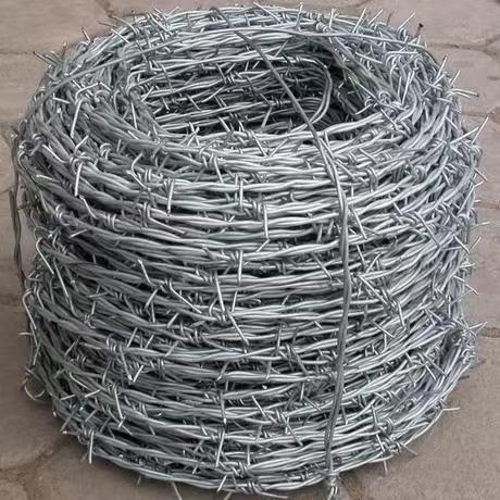 Cerca de Malla de Alambre de Púas de Doble Hebra de Acero Antirrobo para Protección