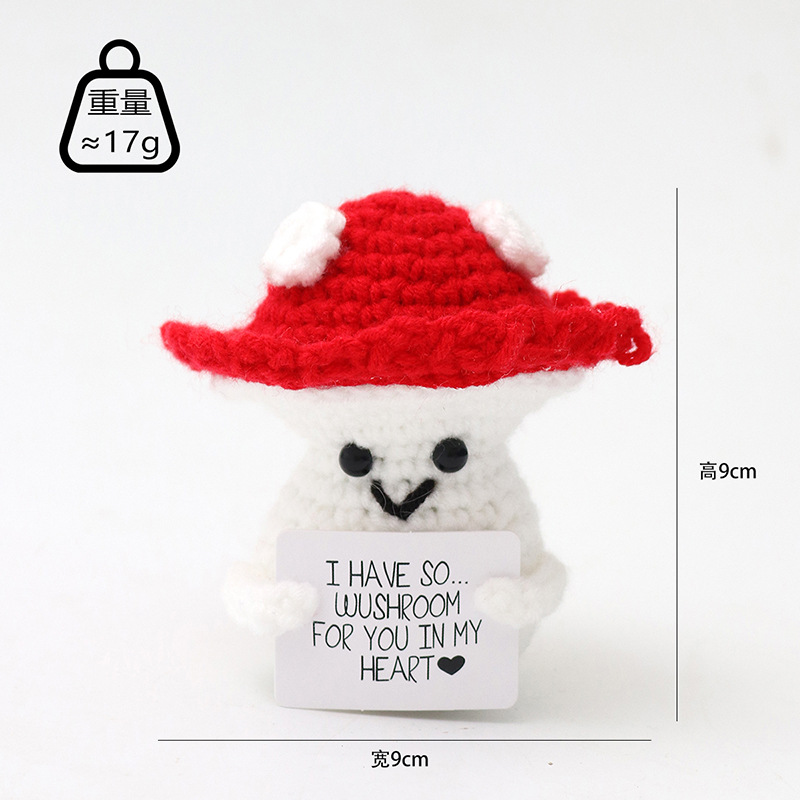 큰 머리 빨간 버섯 I 카드