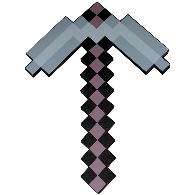Minecraft 周辺機器泡おもちゃ剣原稿ゲームレンガ石剣武器ピクセルモデル|undefined