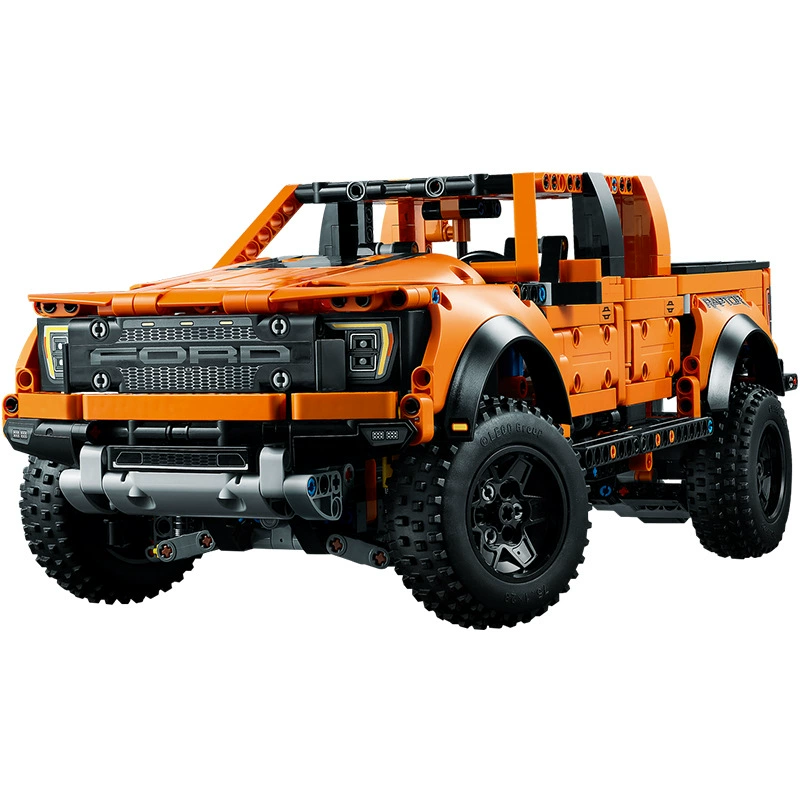 Совместимо с Lego 42126 Оранжевый Форда-Раптор F-150 внедорожник головоломка сборки конструктор мальчик