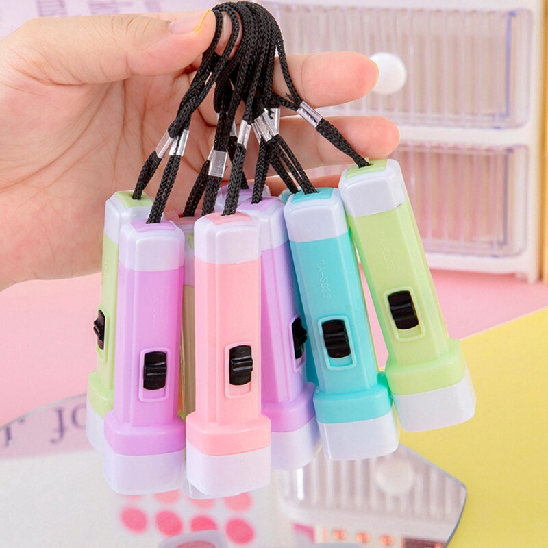 クロスボーダーミニマカロンカラー懐中電灯子供用小型懐中電灯 LED 照明屋台学生ギフト卸売|undefined