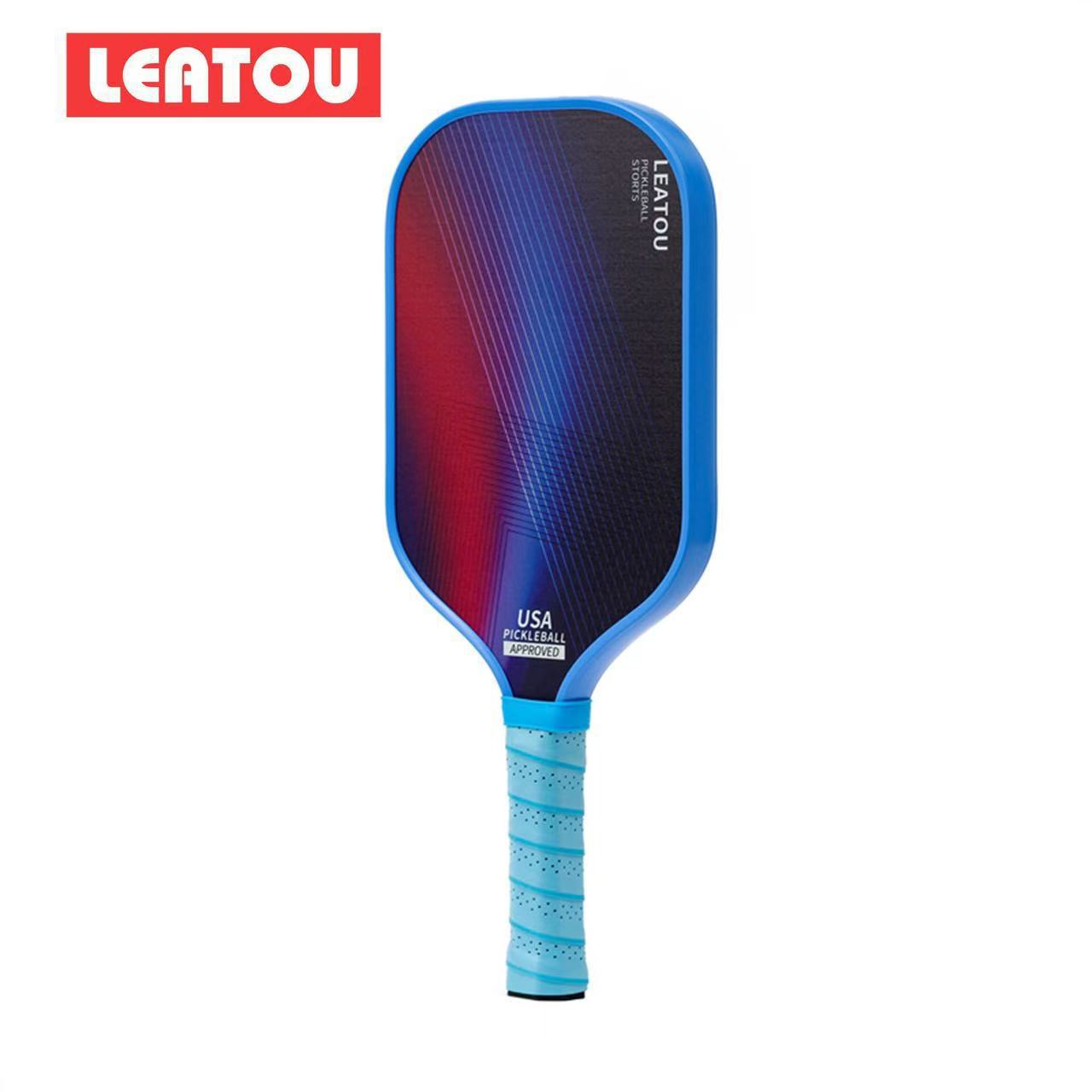 T700 cross-border textured matte carbon fiber pickleball racket wholesale pattern 16mm professional racket