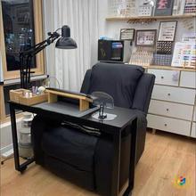 可移动美甲店美甲桌子日式美甲沙发桌带轮现代简约跨沙发桌美甲台