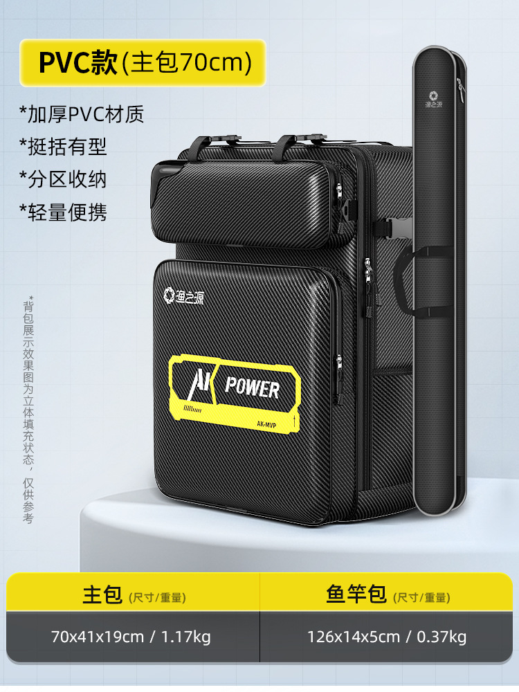 [70cm 메인백 + 폴백] PVC 발수, 청소가 용이하고 패셔너블함