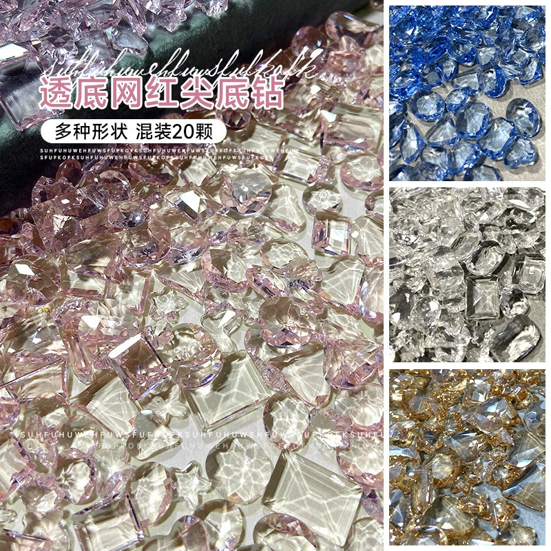 Взрывной маникюр со льдом ювелирные изделия