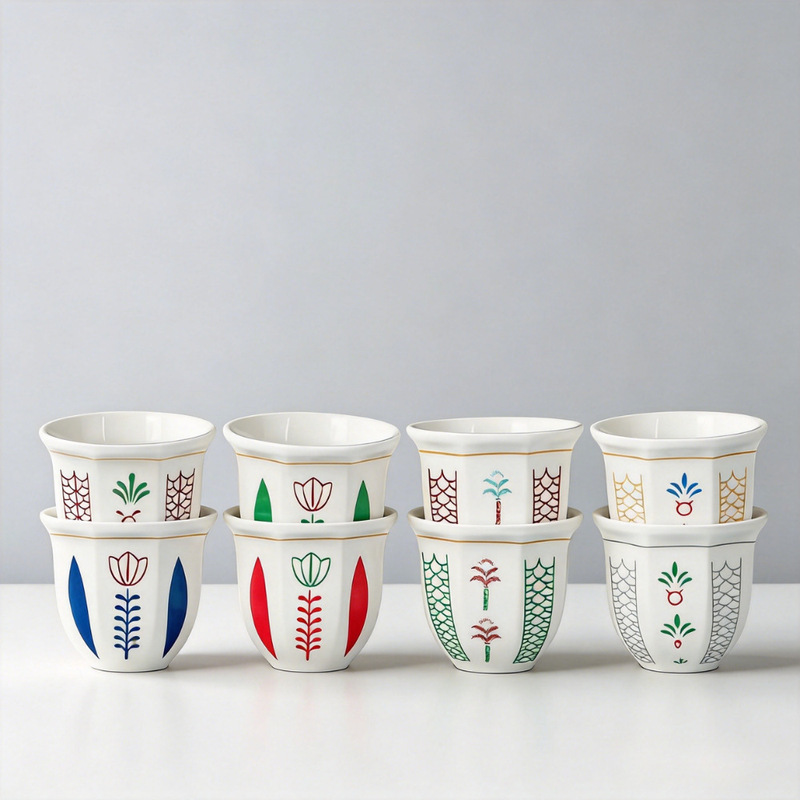 Traditional Arabic Coffee Cup Tulip Middle Eastern Tea Cup 100ml 180ml 250ml Cappuccino Ceramic Cup Traditional Arabic Coffee Cup Tulip Middle Eastern Tea Cup 100ml 180ml 250ml Cappuccino Ceramic Cup