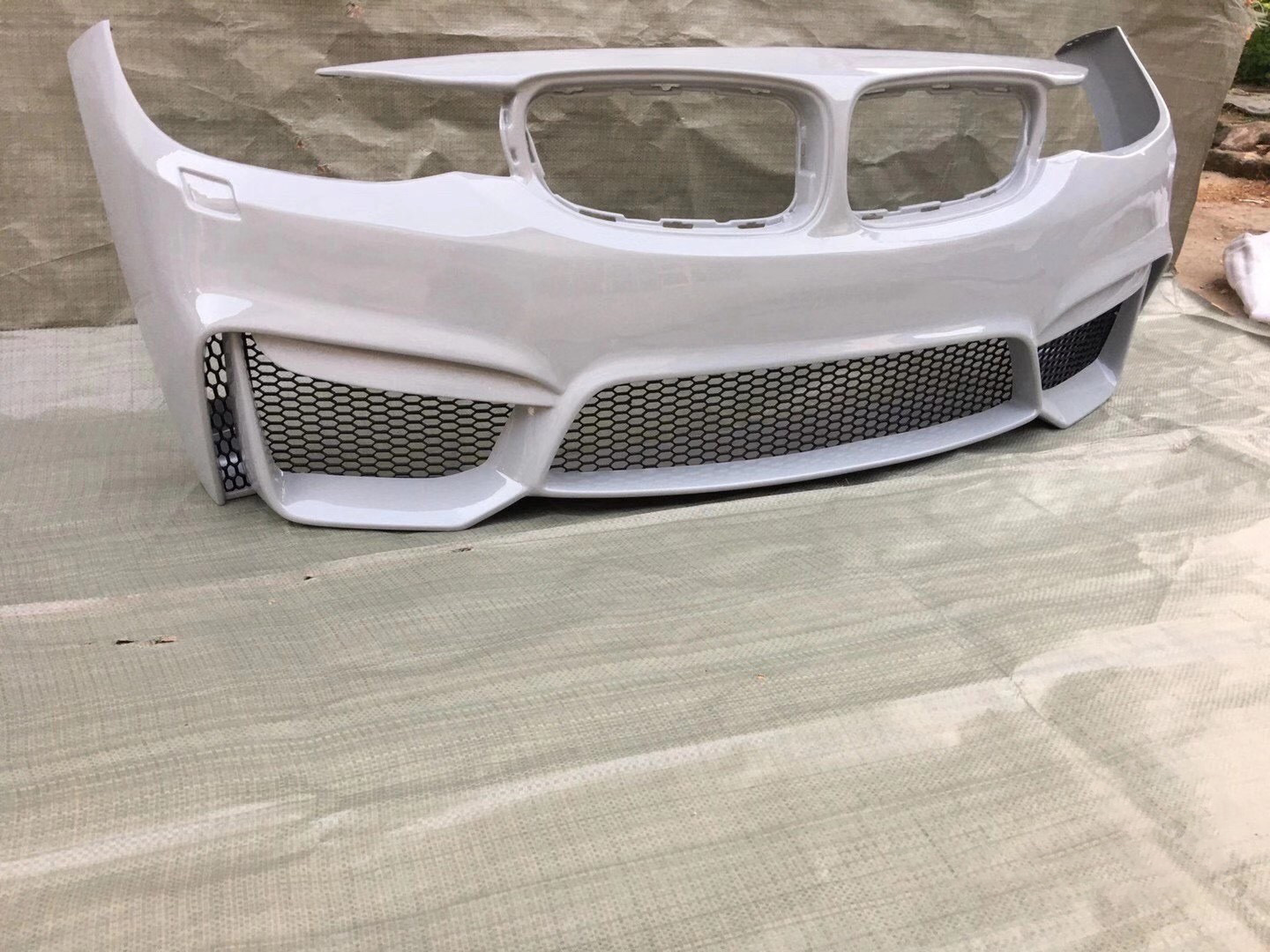 Bmw 3 Series Gtf34 Modified with M4-Style Wide-Body Front and Rear Bumper Kit, Non-Destructive Upgrade