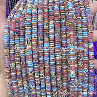 Crystal Abacus Beads Spacer Beads | Zərgərlik ara hissələri - seven-colors-26mm