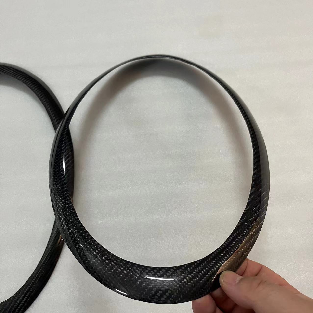 Suitable for 12-18 years Porsche 911 series 991 carbon fiber headlight lamp eyebrows carbon fiber material 991 professional