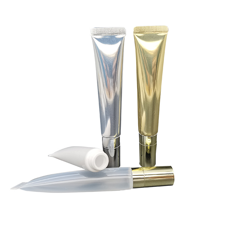 En stock manguera cosmética 10ml15ml20mlg crema de ojos esencia leche oro plata aleación zinc cerámica/cabeza eléctrica