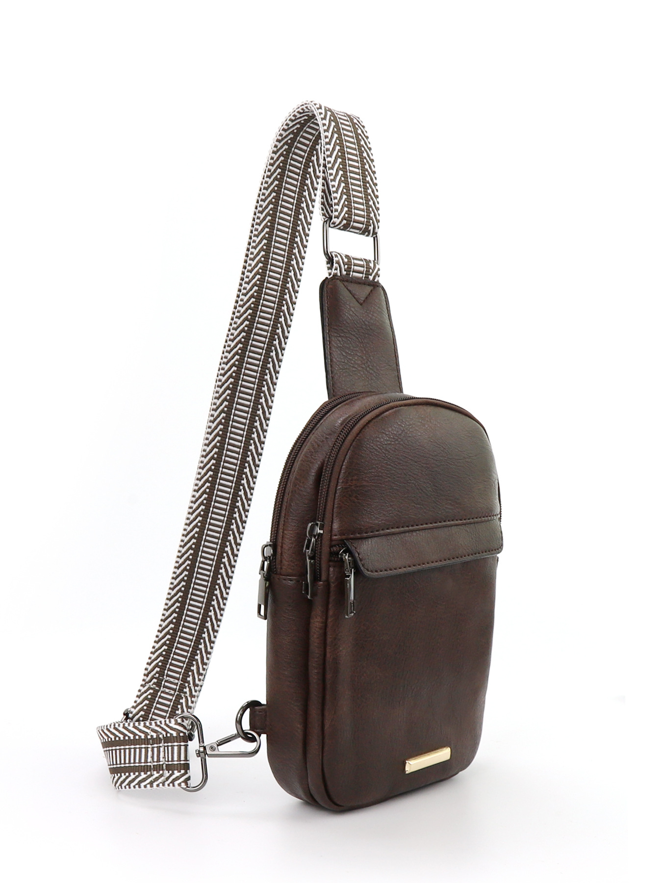 259g Weight Polyester Lining Material Zipper Closure Type Sling Strap Strap Type Fanny Pack Bags Type Daily Occasion Pu Leather Material Color Block Pattern All Seasons Season Unisex Gender Vintage Style Style Oval Shape Unisex Vintage Style Color Block Pu Leather Waist Bags 20