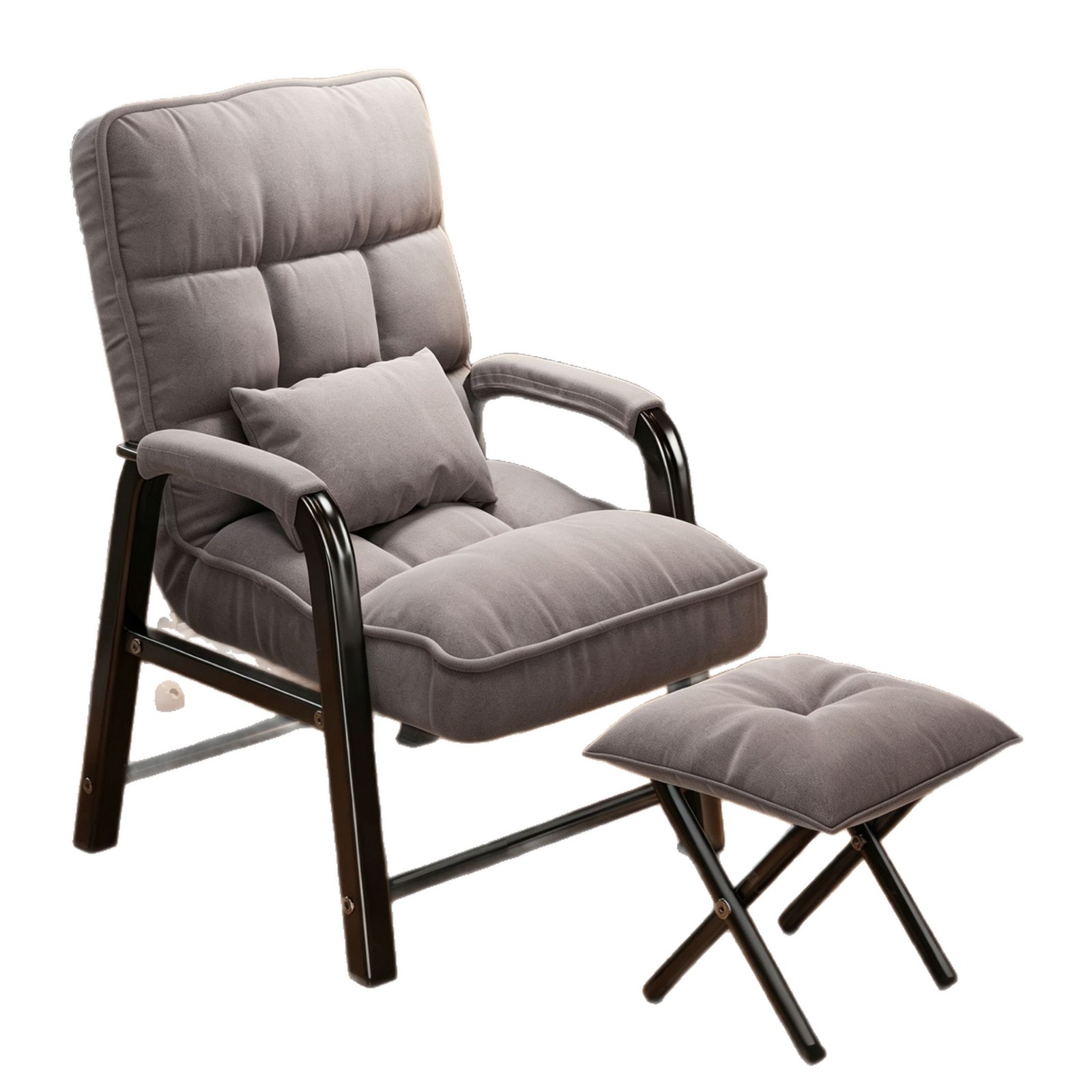 Comfortable sofá de oficina sedentario perezoso tela reclinada silla de computadora dormitorio estudiantes universitarios estudio sofá respaldo