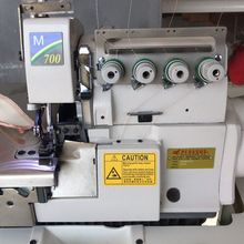 飞马款式二手工业锁边机直驱4线拷边机家用整套包缝机电机