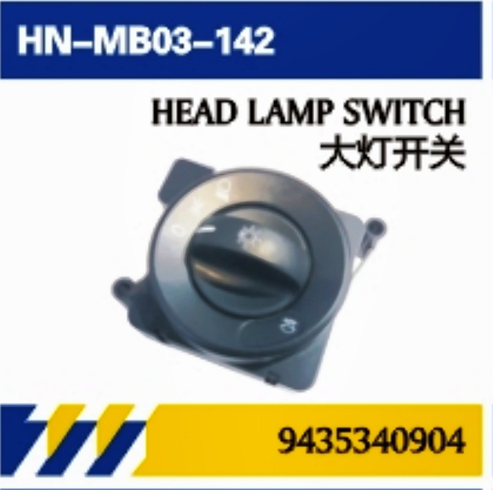 Para camiones Mercedes-Benz reparación parachoques piezas de accesorios interruptor maestro de vidrio interruptor de faro limitador de puerta