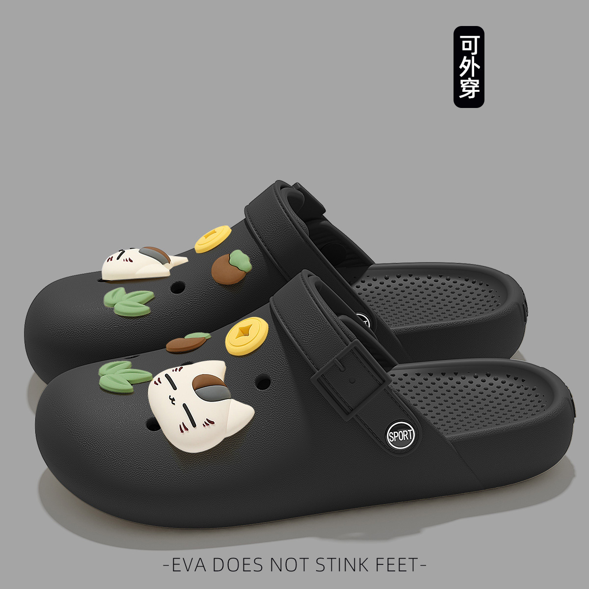 New Super Popular Women's Summer Eva Thick-Soled Outdoor Beach Flat Clogs Wholesale