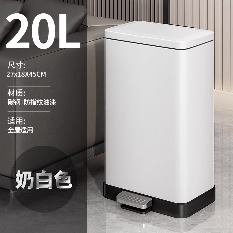 Basura de cocina doméstica gruesa con cubierta de gran capacidad especial baño sala de estar inodoro pie pie pedale