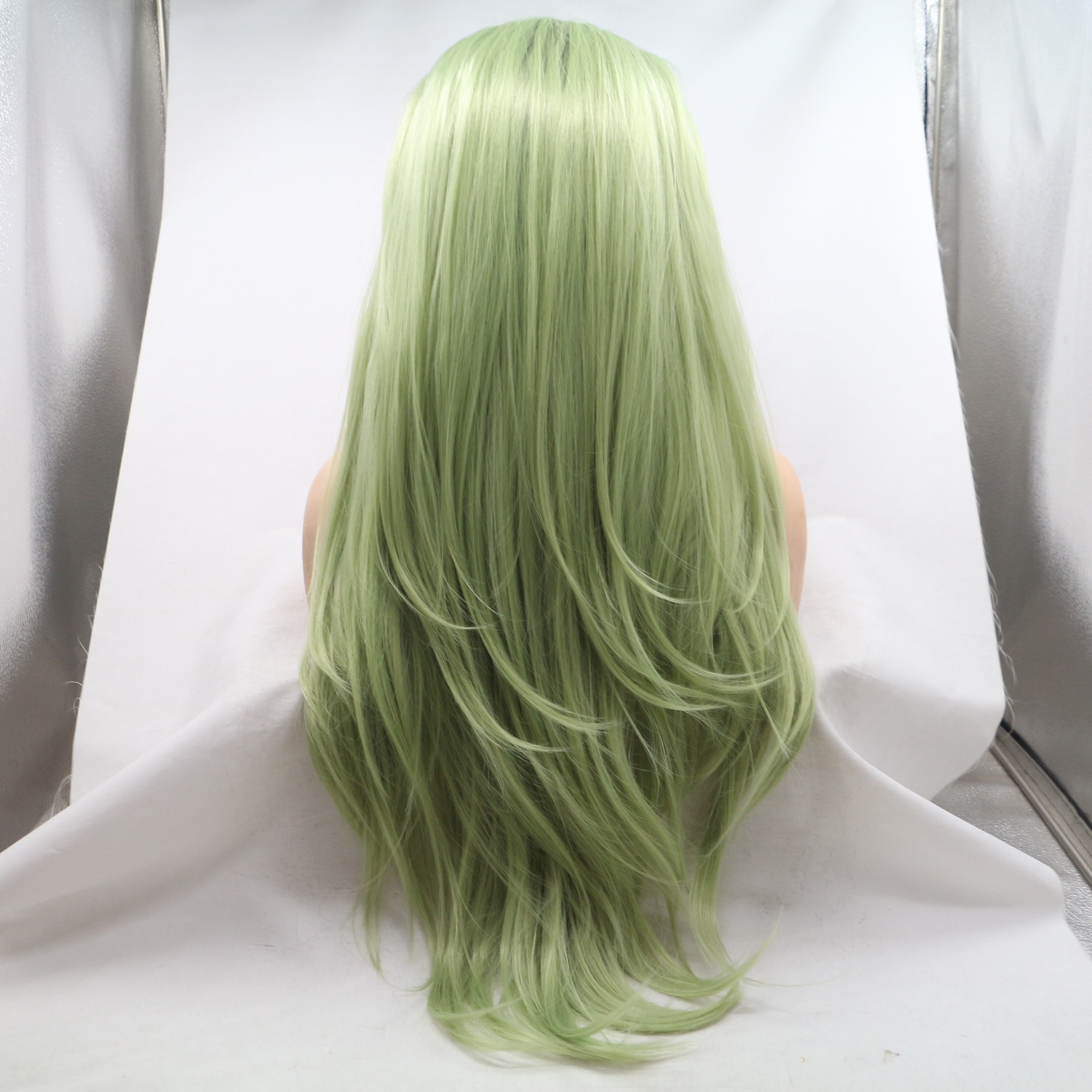 NEW LOOK 2021 nueva pelucca de fibra química de encaje delantero tendencia de moda europea y americana