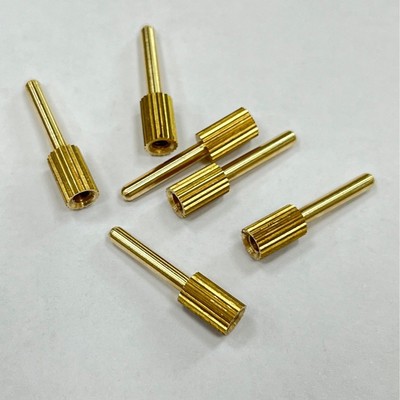 铜插针5X22mmX2.5mmXm3螺丝新能源插针公针铜公针电源适配器铜针|ms