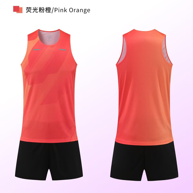 田径训练服套装男女体育生训练服背心比赛服套装马拉松跑步运动服|undefined