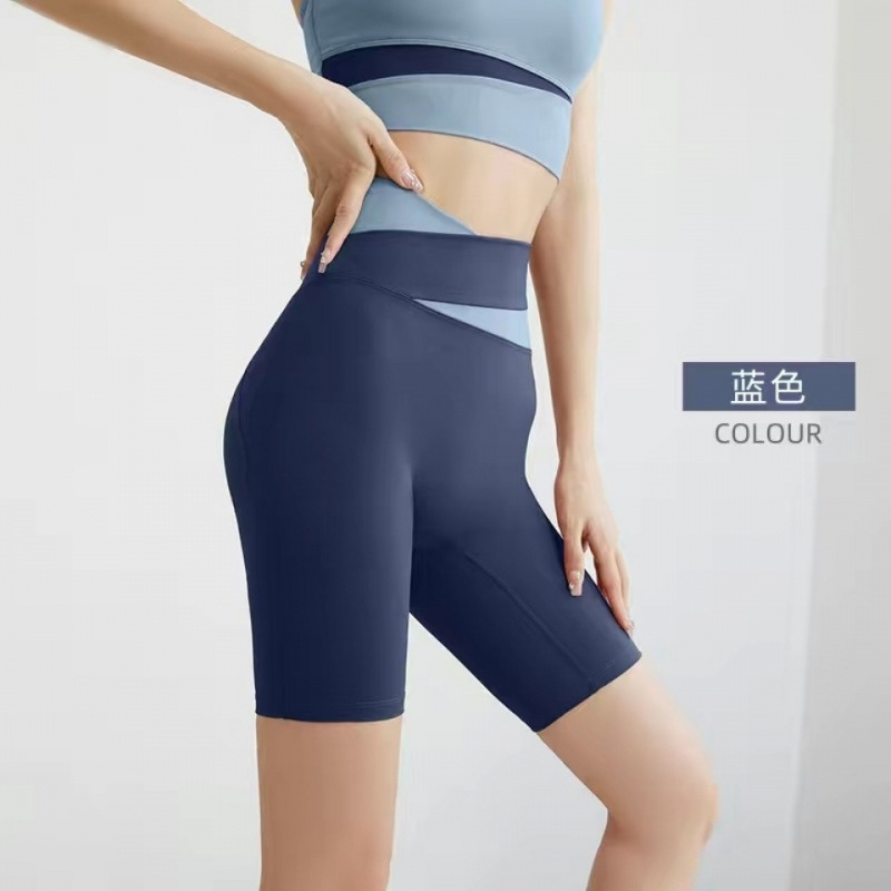 Nuevo juego de ropa de yoga de color de contraste para mujeres de verano red profesional para correr ropa de yoga de mujer rápida y seca con cojín de pecho