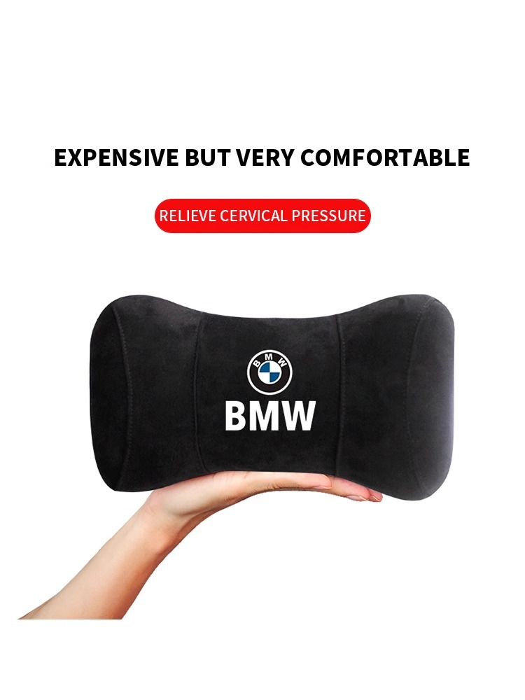 Suitable for Bmw Headrest and Neck Pillow New 5 Series 3 Series 7 Series X1X2X3X4X5 Seat Cushion Lumbar Car Interior