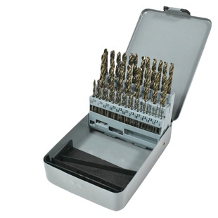 51-piece set of cobalt-containing twist drill hand electric drill hole drill set tools wholesale high-speed steel straight shank twist drill