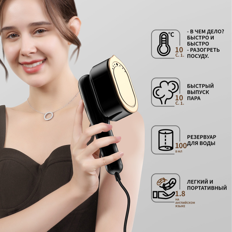 新型デジタル表示ハンディアイロン携帯型アイロン機家庭用アイロン服蒸気アイロンクロスボーダー|undefined
