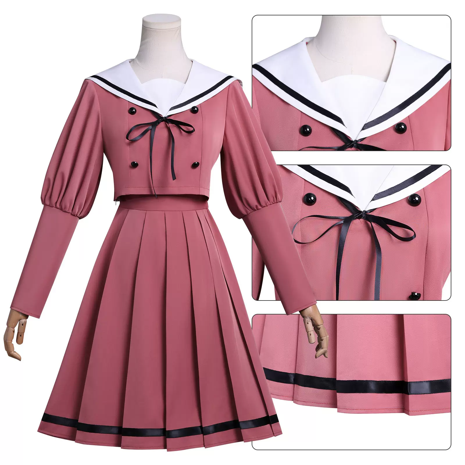 薰香花朵凛然绽放cos花薰凛然和栗薰子cosplay校服日常套装服装