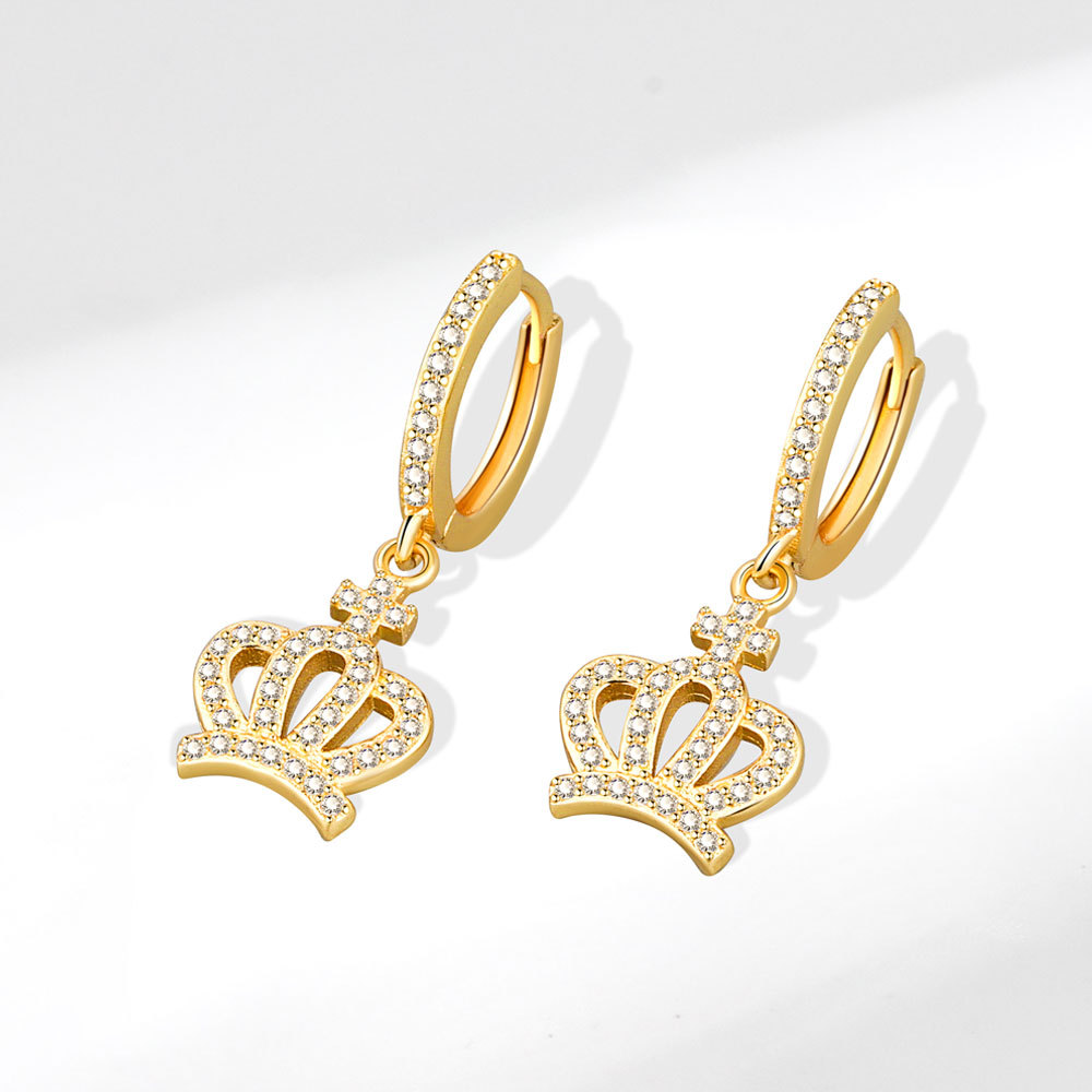 brand elegant high quality earrings with zircon