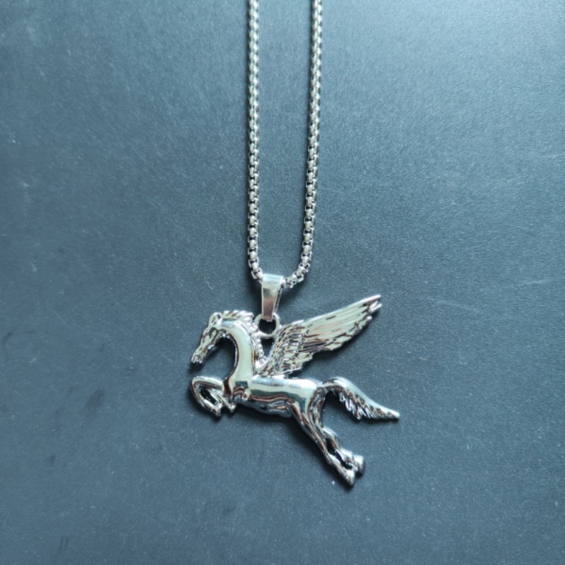 Pegasus Pendant Necklace For Men And Women Custom Design Gift_voghion.com