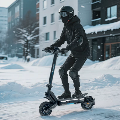 Off-Road Dual-Drive High-Power Electric Qatlanan elektrik skuterlər