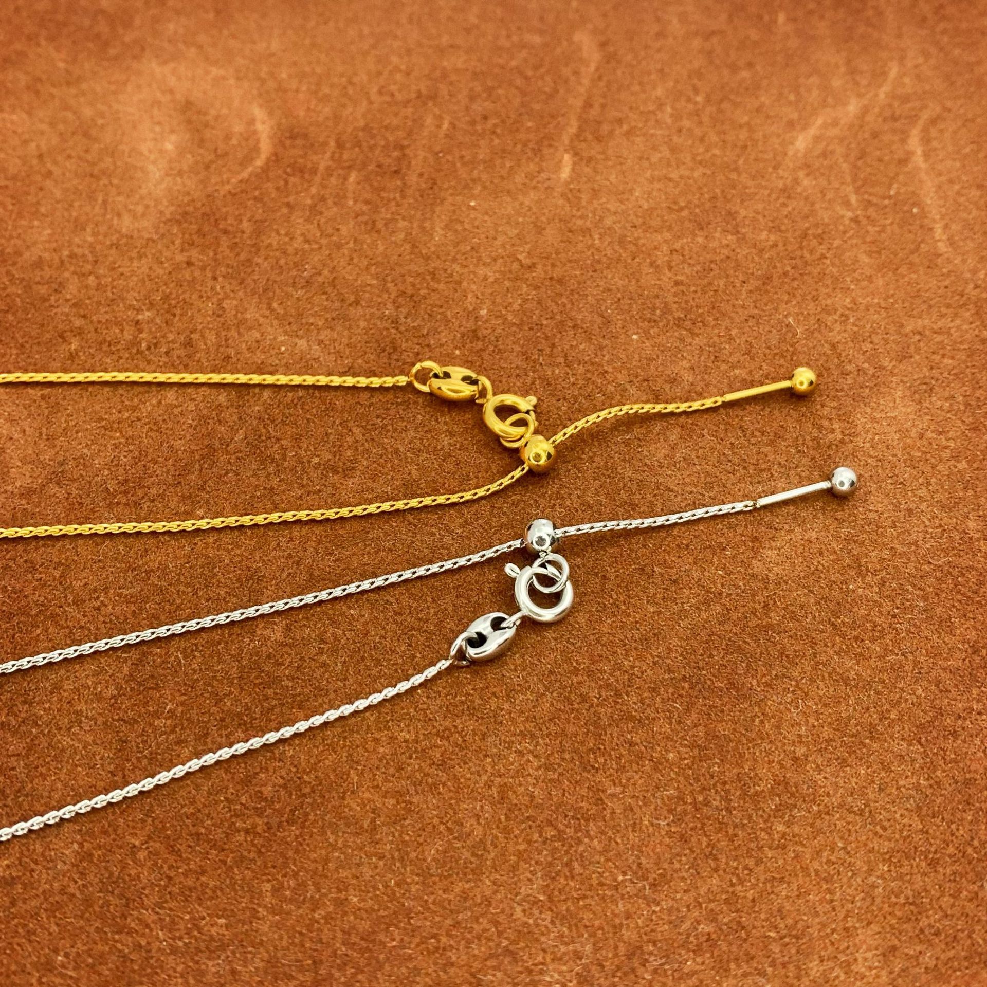 Gold Necklace Chain For Diy Pendants And Bead Threading Pins_voghion.com