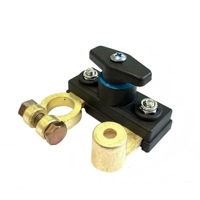 Copper Car Battery Power-Off — Power supply, ignition system accessories - black-handle-copper-plated-power-off-switch