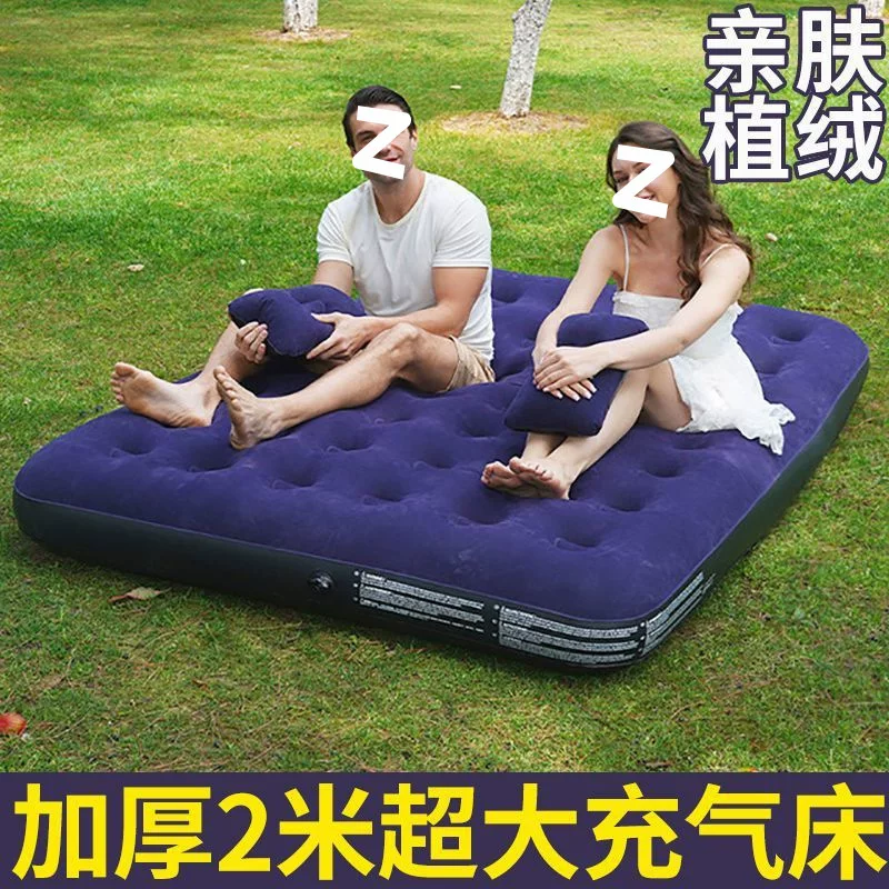 Mattress for camping for home use, handheld soft heel, increased thickness