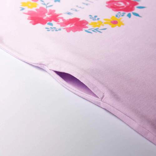 2024 Spring Girls' A-line Print Fresh Cotton Short-sleeve T-shirt Dress