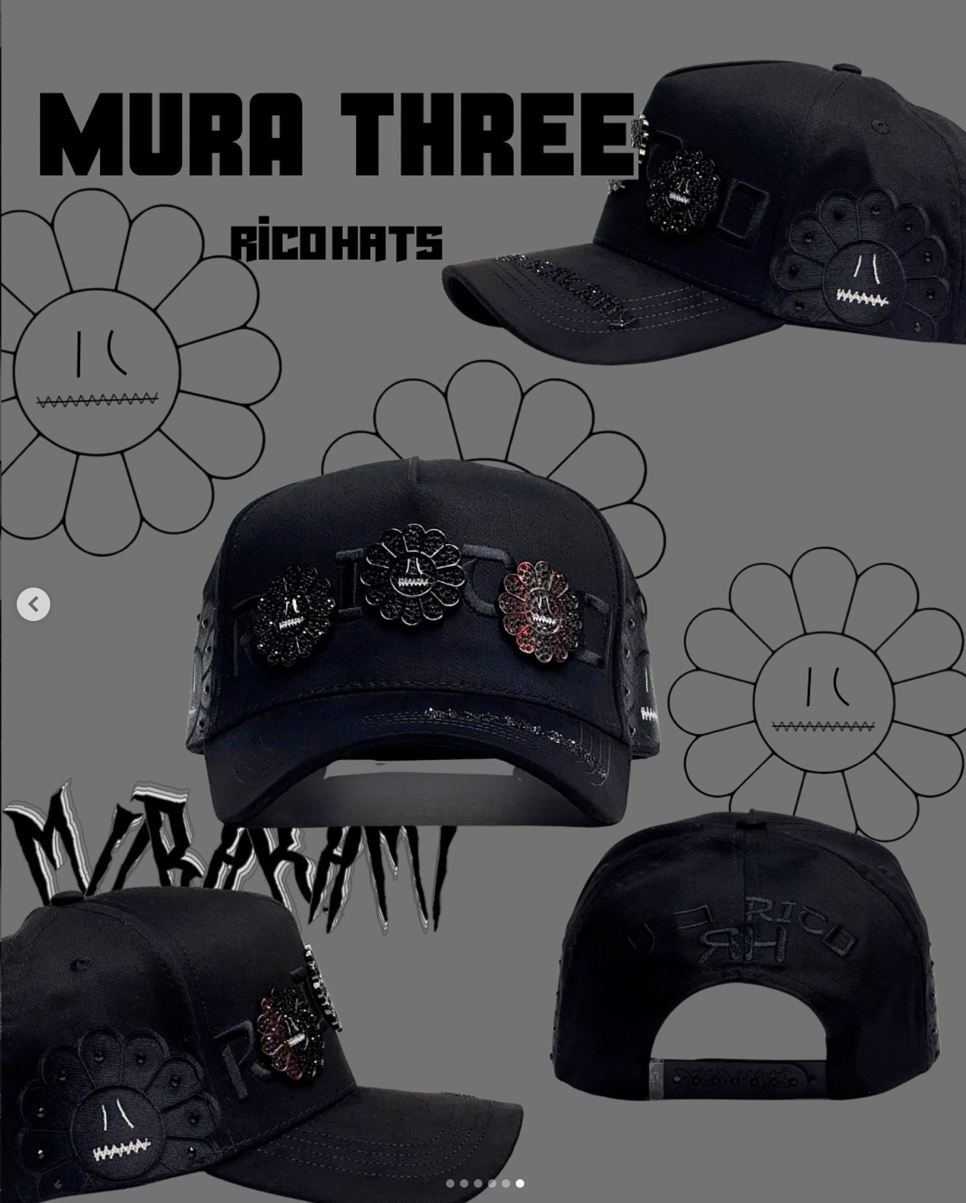 Nuevo Meike Duo Dandy bordado ajustable gorra de boca de pato borde curvo gorra de béisbol con diamantes barba tío