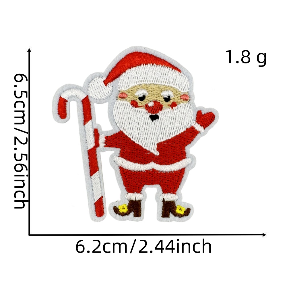 2g Weight Clothing Sticker Patches Classification 1 Piece, 1 Set Quantity Nonwoven, Polyester Material Christmas Festival Christmas Tree, Letter, Snowman Pattern Cute Style 1 Piece 1 Set Cute Christmas Tree Letter Snowman Nonwoven Polyester Clothing Sticker Patches 26