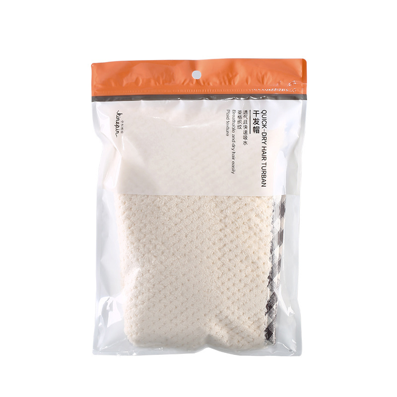 sombrero de cabello seco de coral de alta densidad mujer absorción suave toallas de lavado de cabello fibra fina sombrero de baño bordes fábrica al por mayor