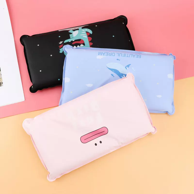 学生午睡枕头成人降温海绵冰垫儿童透气泡泡棉冰凉枕卡通冰垫