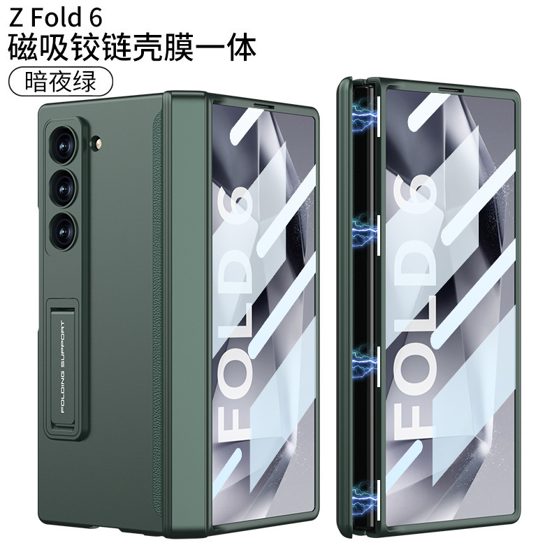 Samsung Fold7/6携帯電話ケース、折りたたみ式スクリーン用オールインクルーシブ保護カバー、磁気ヒンジ付きオールインクルーシブシェル、落下防止ハードケースに適しています。|undefined