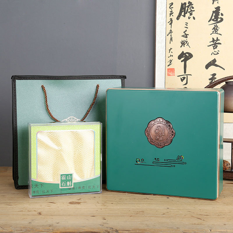 霍山新款石斛包装盒铁皮石斛西洋参礼品盒枫斗礼盒批发