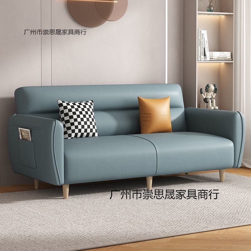 2025新款沙发床小户型客厅公寓布艺小沙发卧室网红款出租房懒人|undefined