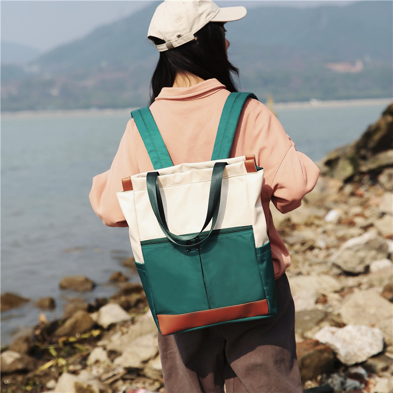 Antique style girl female Korean version, ulzzang high school student backpack, campus minimalist forest backpack_voghion.com