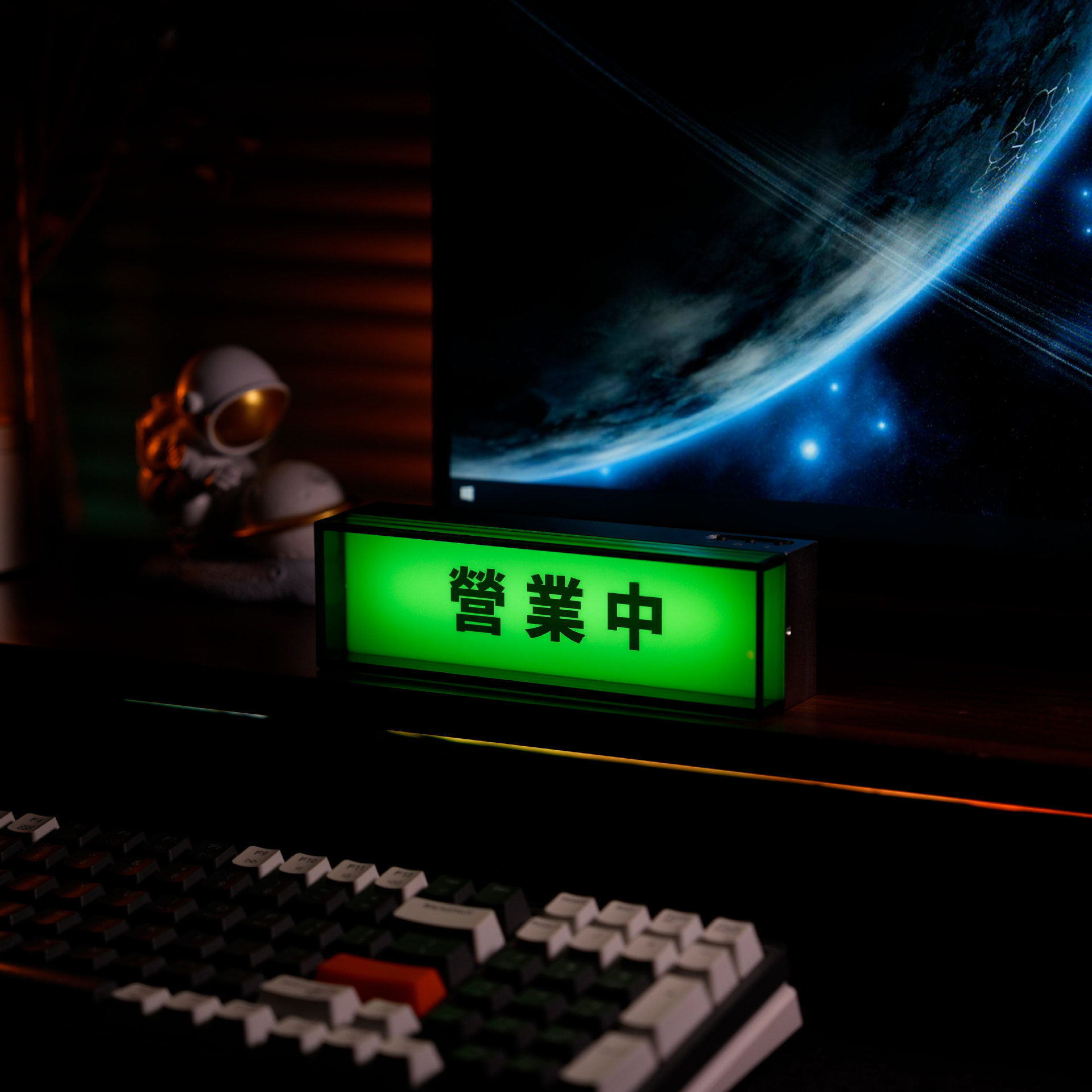 Lámpara eléctrica creativa decoración de escritorio atmósfera lámpara Mesa Hotel actividad publicidad al aire libre carga regalo luz la noche