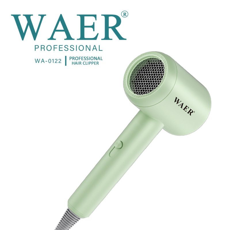 WAER 新しいヘアドライヤー学生寮ハンドルブルーライト 3 スピードポータブル人気の速乾性ヘアドライヤー卸売モデル|undefined
