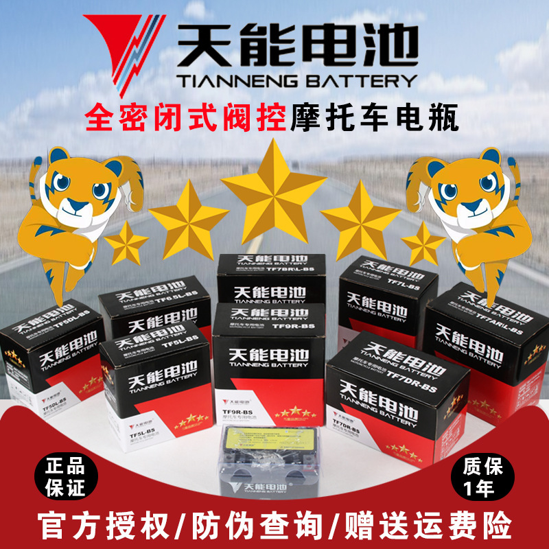Motorcycle battery 125 Bending beam 12 Wildfire Scooter Straddle 12v maintain currency Battery