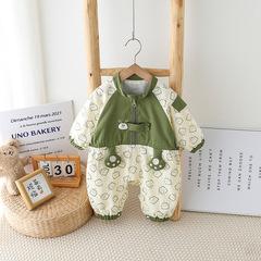 Baby clothes spring and autumn edition stylish super cute baby crawling suit full moon hundred days spring outfit newborn onesie