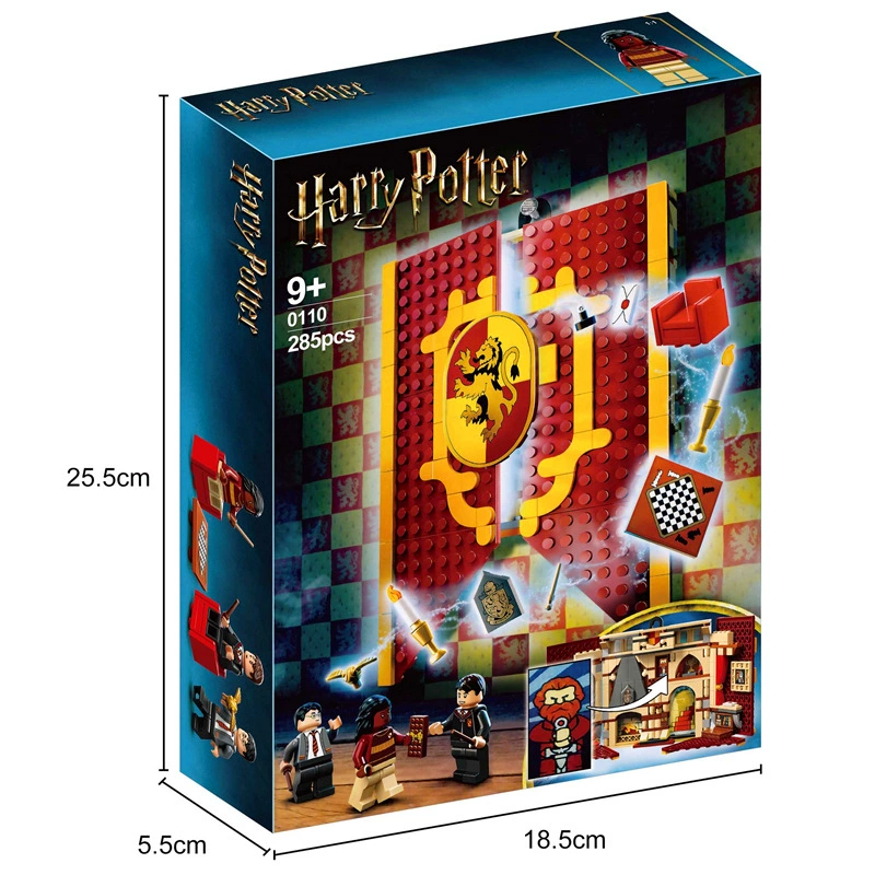Набор строительных блоков (совместим с LEGO Harry Potter) — замок в стиле Хогвартса и фигурки, варианты с несколькими деталями