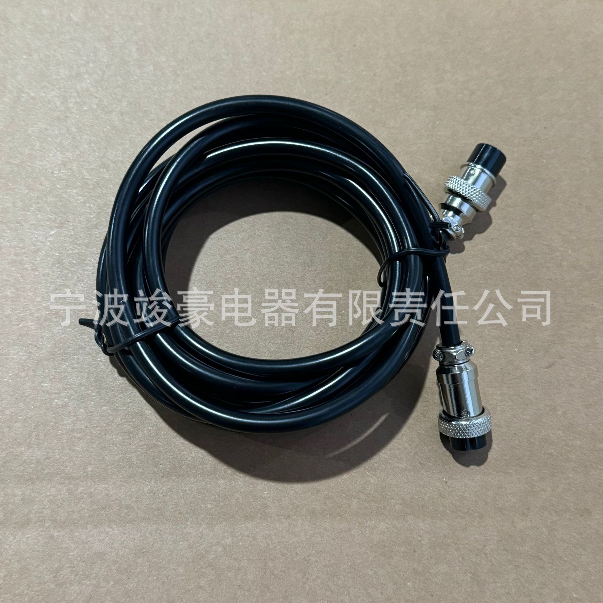 2芯3芯4芯8航空插头插座接线焊线带注塑线连接器线