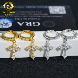 ZUANFA ���R�d�¿�������Ůʮ�ּܶ�� S925���yʮ�ּܶ�ȦĪɣʯ